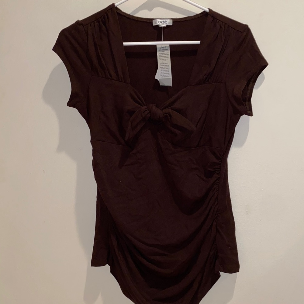 NWT Cache Brown Top